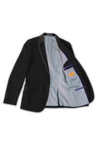 BS282 供應定做西裝 緞紋包邊外套西裝 禮服西裝 西裝公司 細節-6